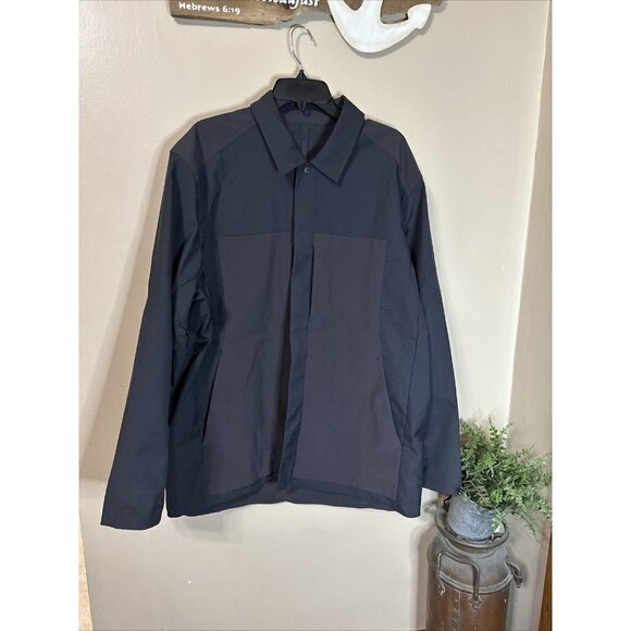 Lululemon Mens A20 Lululemon Snap - From Collared Jacket 2XL $148 - Picture 1 of 10